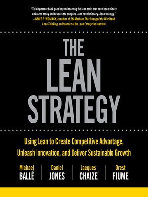 cover image of The Lean Strategy
